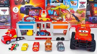 Lightning McQueen Super Unboxing 🚗💨 | Disney Cars Mack Truck Playset & Monster Truck Toy #mcqueen