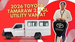 POV quick walk-around of 2026 Toyota Tamaraw 2.4GL Utility Van AT 