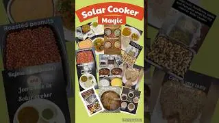Sunlight &rarr; Heat &rarr; Food 🌞🔥🍲 Solar cooker Magic! Healthy cooking! Environment friendly! Sustainable