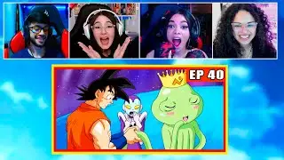 Goku Pega no pio pio do Rei Gal&aacute;tico ( ͡&deg; ͜ʖ ͡&deg;) | 4 Pessoas Reagindo | Dragon Ball SUPER - EP 40