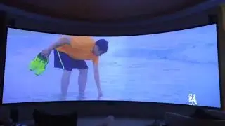 Large Curved Screen Projection for Conference Room| Laser Projector
