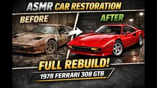 Rust to Red Hot. Ferrari 308 GTB Restoration ASMR. #asmr #restoration #usa #ferrari