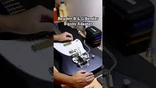 Адаптер Bowden B & G Bender Bigsby на моей гитаре Harmony Silhouette #guitar #offsetguitars #bowd...