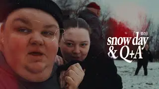 Cozy Winter Day | First Snowfall + Your Questions Answered