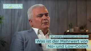 Was ist der Mehrwert von No- und Low-Code? Dr. Juergen Erbeldinger im Interview