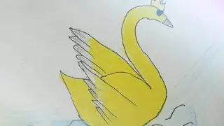 Draw a duck for beginners//Very easy duck drawing//#duckdrawing#drawingforbeginner#drawingart