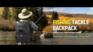 MATEIN Fishing Backpack with Cooler and Rod Holders