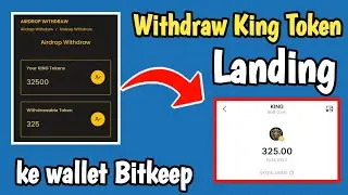 Withdraw King Token ( The King Life ) Landing Ke Wallet Bitkeep #airdropgratis #thekinglife #king