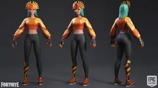Fortnite Sunbird Skin - GAMEPLAY