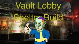 Fallout 76 // The Renegades Hideaway - vault lobby shelter build.