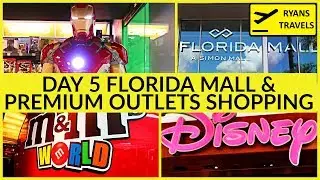 Florida Vlogs: день 5: шопинг в торговых центрах и аутлетах премиум-класса Florida Mall | Октябрь 2019 г.