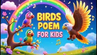 &ldquo;Birds Song for Kids 🐦🦜🦅  Sparrow, Parrot & Eagle Poem  Fun Learning Rhyme&rdquo;#learningpoem #kidspoem
