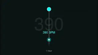 390BPM Metronome | Cyan Colour