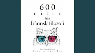 Chapter 1.2 - 600 citat fr&aring;n fransk filosofi
