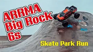RC Car. Arrma Big Rock 6s Monster Truck Skate Park Bashing | Shot on Osmo 360