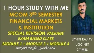 Mcom Financial Markets speed revision Calicut University