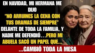 Mi hermana dijo “arruinas la cena”—y mi abuela reveló lo que yo callé por años…