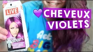Crash test capillaire || Cheveux violets avec Schwarzkopf Live !