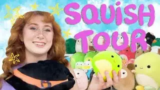 EPIC 100+ Squishmallow tour!! 🐸🌈 BTS of a special interest