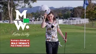 Played a round at Max Homa's home course in Valencia Ca.