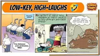 😄 Smart Cartoon Jokes That Just Work | Clever Jokes | Comic Compilation