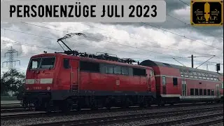 Br111, ET420, Westbahn/CRRC Testzug uvm. - Personenzüge Juli 2023|#aelp#br111#elok#bayern#münchen