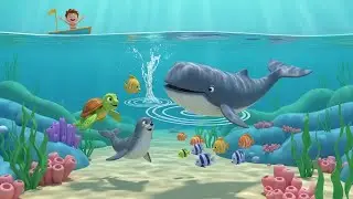 The Shy Whale Missed the Splashy Adventure | Nursery Rhymes for Kids & Baby Songs