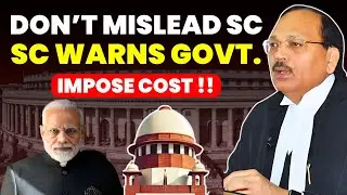 STOP! DON'T MISLEAD SC.....WHY SUBMIT WRONG INFORMATION-SC WARNS & IMPOSE COST #supremecourtofindia