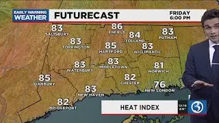 FORECAST: From showers to a return to summer heat & humidity
