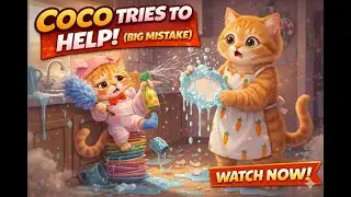 Coco&rsquo;s Kitchen Chaos: A Very Messy Helping Hand 🐾