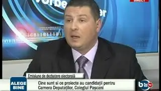 DEZBATERE ELECTORALA INVITAT DRAGOS VOINEA   14 11 2012