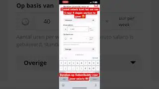Zoveel salaris kost het om van 5 naar 4 dagen werken te gaan #RekenBuddy #werken
