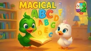 Magical ABC Song 🪄🌈| Nursery Rhymes & Happy Songs🎶