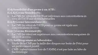 ANTIBIOTIQUES - IADE STUDY Anesthésie et Réanimation