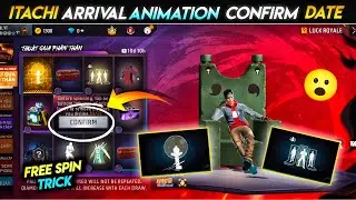 Itachi Arrival Animation Confirm Date 🤯🥳| free fire new event | ff new event | new event free fire 
