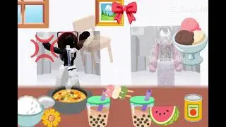 Gamau makan bro malah makan es kirem😭
