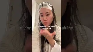 Ради забавы я делаю химическую завивку у корней волос!