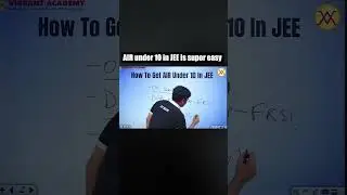 AIR Under 10 is super easy 😲 #jee #iit