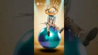 Galaxy Girl loves to bounce bounce bounce