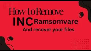 How to Remove INC Ransomware(.INC) File Virus with Inc Ransom Decryptor | #IncRansomDecryptor | #inc