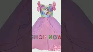 Latest Beautiful Unicorn Dress For Girl Kid || Birthday Dress For Baby Girl.