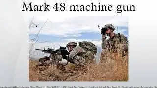 Mark 48 machine gun