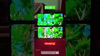 IPS LCD vs Amoled ⚙️ Display Testing LCD vs Amoled #short #popular
