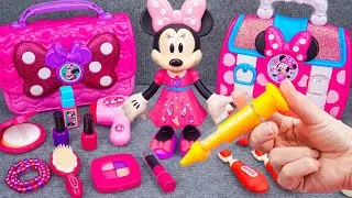 Satisfying with Unboxing Disney Minnie Mouse Makeup and Doctor Play Set ASMR | Review Toys