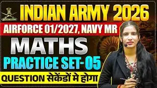 Navy MR 2026 | Army & Airforce Y Group | Maths Practice Class | By Preeti Mam #navymr2026 #army