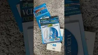Чистящие кассеты и диски ✨ #vhsrecords #cleaningdisc #audiocassette #dvd #cd #vhs #compactdisc