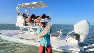 CRAZY Wade Fishing For RED FISH {Catch Clean Cook} 100 + Fish Caught