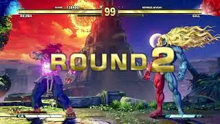 STREET FIGHTER V AKUMA VS GILL 2024