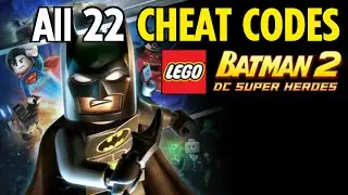 LEGO Batman 2: DC Super Heroes - All Cheat Codes (Showcase)