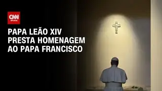 Papa Leão XIV visita basílica onde papa Francisco foi sepultado | AGORA CNN
